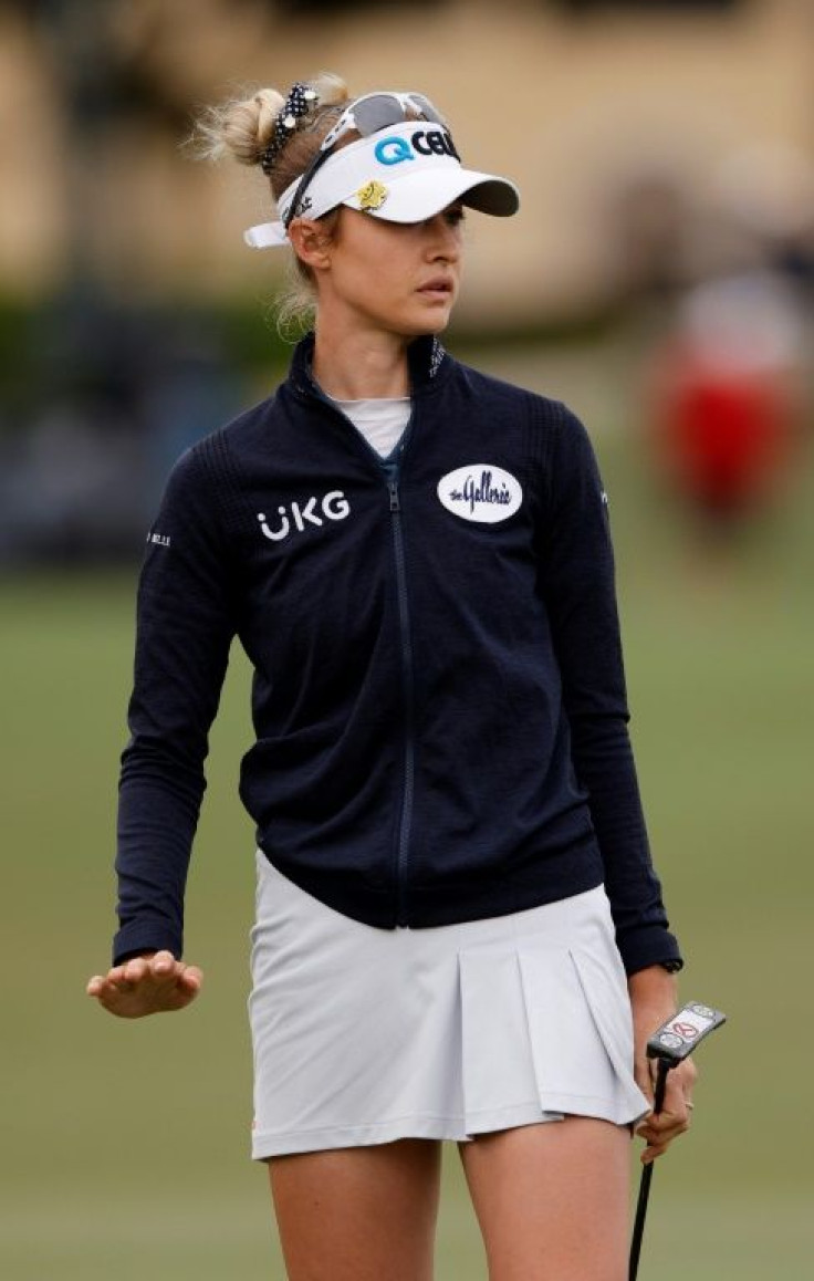 World number one Nelly Korda is in a four-way tie for the lead heading into the final round of the LPGA Tour Championship