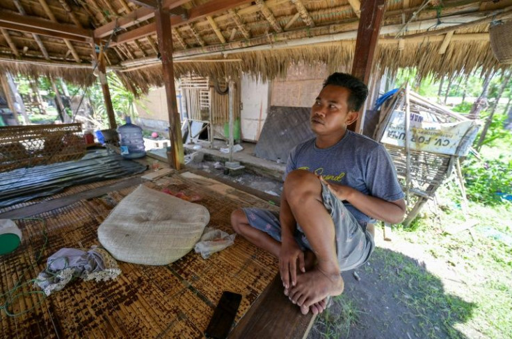 Abdul Latif and his four children have so far stayed behind because they have not received any compensation