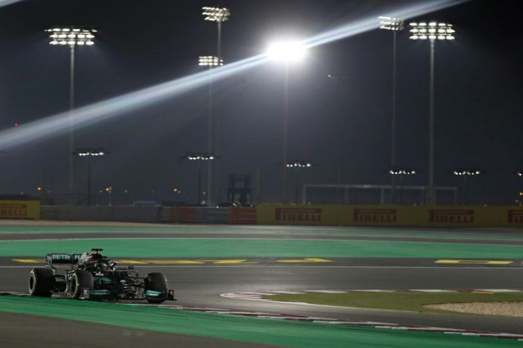 Hamilton stole the show under Losail's lights