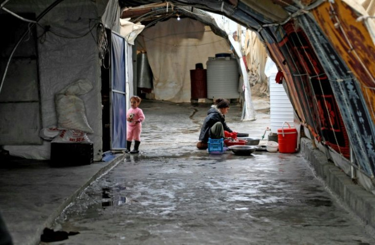 The Sharya camp in the northern Iraqi city of Dohuk houses displaced Iraqis from the Yazidi community
