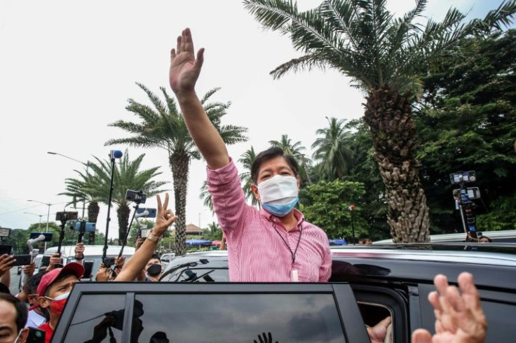 Marcos Jr is among the frontrunners to succeed President Rodrigo Duterte in 2022