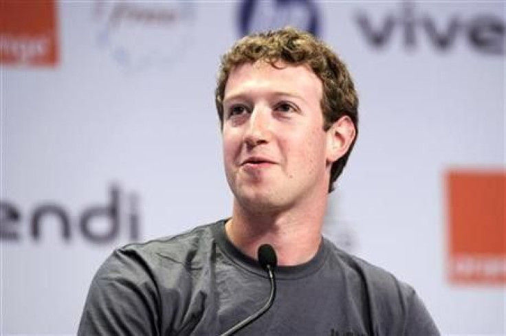 Facebook founder and CEO Mark Zuckerberg