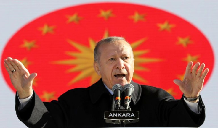 Turkish President Recep Tayyip Erdogan said his country would stick to its "own game plan" even as the lira is in freefall.