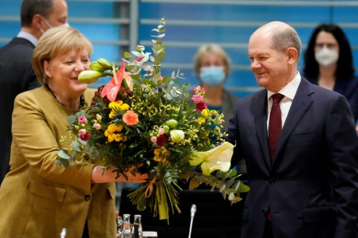German Finance Minister Olaf Sholz is due to take over from  Chancellor Angela Merkel under the new coalition deal