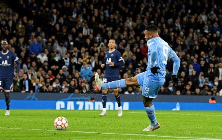 Gabriel Jesus scored the winner for Manchester City against Paris Saint-Germain