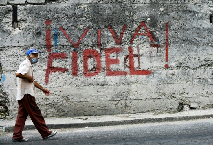 The country was hit in July this year by the biggest protests in its history as thousands of people spontaneously took to the streets of several cities chanting 'Down with the dictatorship' and 'We want liberty'