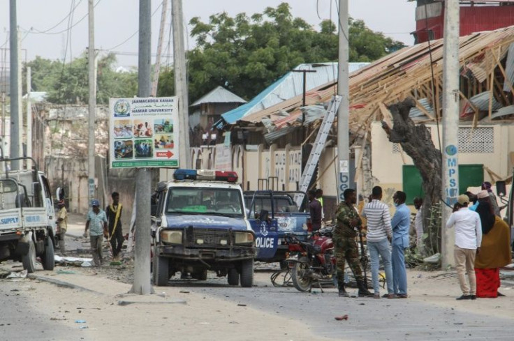 Al-Shabaab said the bombing was aimed at 'military trainers'
