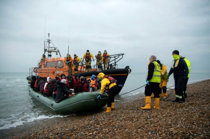 Lifeboat crews in Dungeness, on the south coast of England, are regularly involved in rescuing migrants in the Channel
