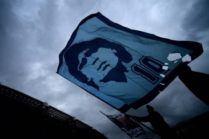 In Italy's Naples, Maradona is almost as much of an icon as in Buenos Aires, in Argentina