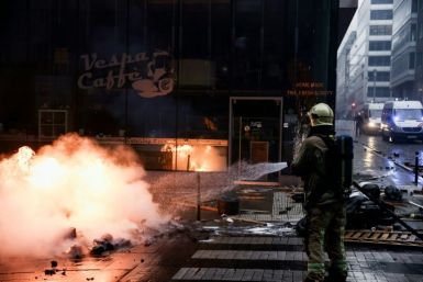 Europe has been in the throes of violent riots over virus restrictions