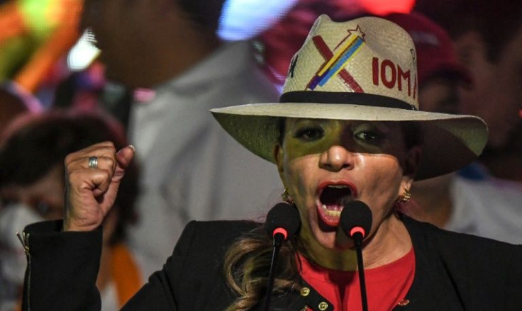 The National Party has portrayed Xiomara Castro as a communist and highlighted her plans to legalize abortion and same-sex