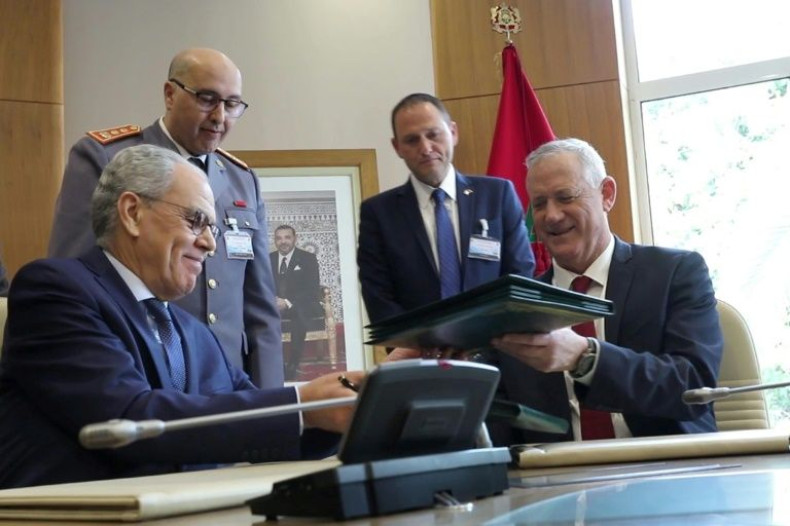 On Wednesday, Gantz and Morocco's ministerÂ in charge of defence administration, Abdellatif Loudiyi, signed a memorandum of understanding advancing security and military cooperation.