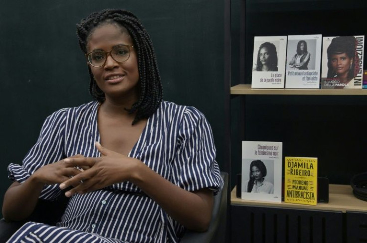 "Everything that women produce is positioned as if it were female literature," while male literature is just literature, says Brazilian writer Djamila Ribeiro