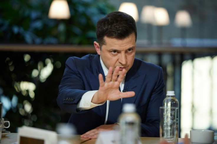 Ukrainian President Volodymyr Zelensky claimed a coup plot had been uncovered  involving Russian citizens