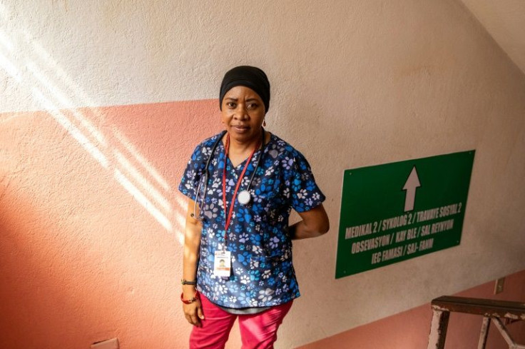 Doctor Judith Fadois, head of the Doctors Without Borders clinic "Pran men'm" ("Take My Hand") for victims of sexual violence in Port-au-Prince