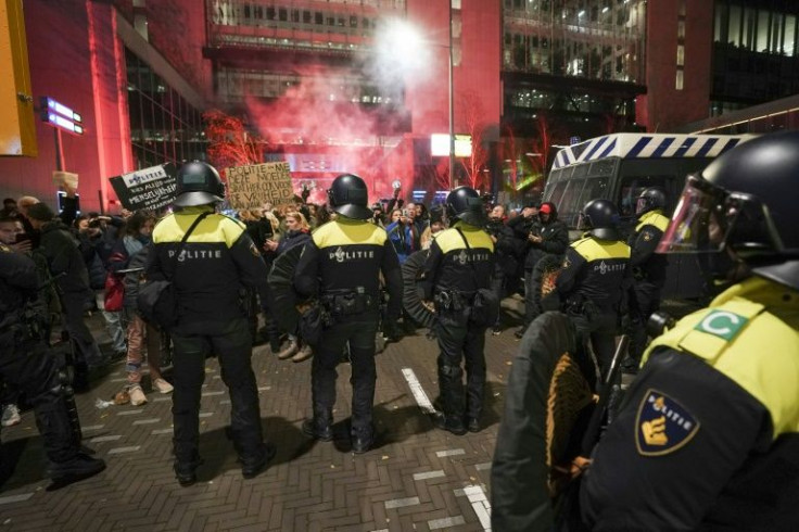 The Dutch government's tougher Covid restrictions sparked rioting in cities including The Hague and Rotterdam as Europe battles a fresh wave