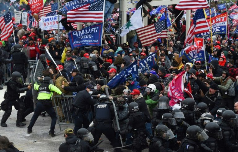 Thousands of Trump supporters clashed with police and security forces as they pushed barricades to storm the US Capitol on January 6, 2021