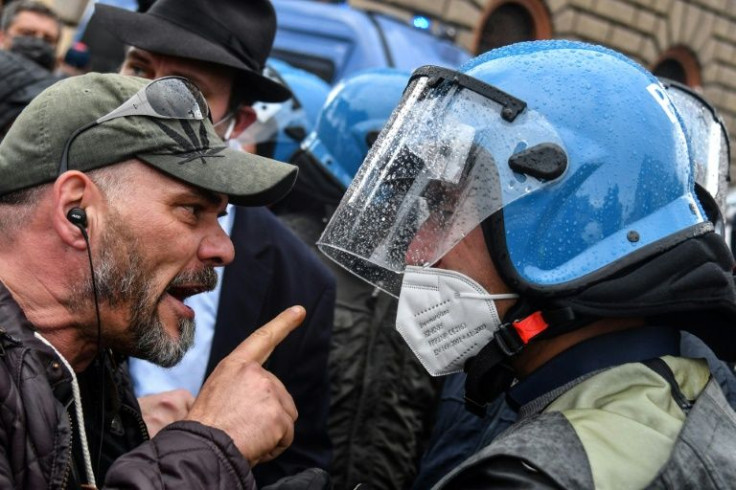 Anti-vax protests are rocking a number of countries in Europe