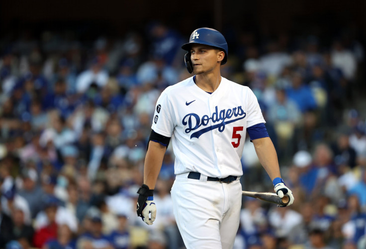 Corey Seager #5 of the Los Angeles Dodgers 