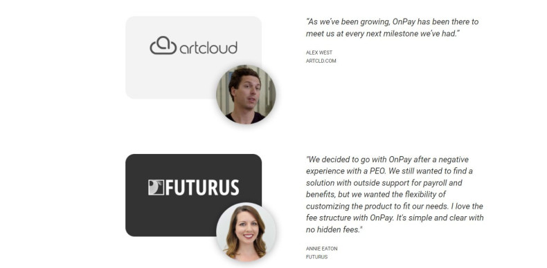 OnPay reviews from actual business owners