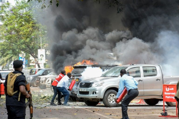 Four people were killed in twin bombings in Kampala on November 16
