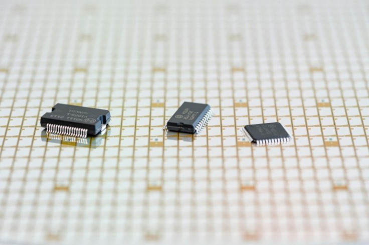 Shortages of computer chips held back production of cars and some consumer goods