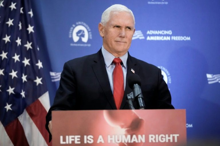 Mike Pence said he hopes the 1973 ruling that guarantees a woman's right to an abortion ends up on "the ash heap of history where it belongs"