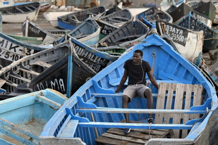 'Mamadou' was one of more than 50 people who took a boat from Nouadibou in Mauritania in August 2020 that got lost at sea for two weeks. He was one of just 11 survivors