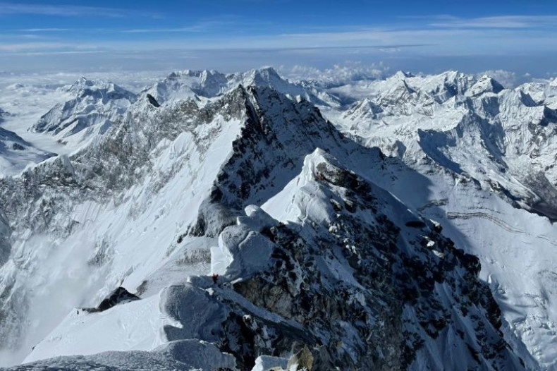 Kashif summited Everest, which at 8,849 metres (29,032 feet) is Earth's tallest peak, in May