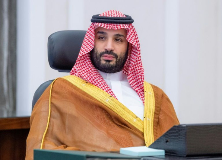 Macron will become one of the first Western leaders to meet with Saudi Crown Prince Mohammed bin Salman, pictured, in the kingdom since the murder of Saudi journalist Jamal Khashoggi