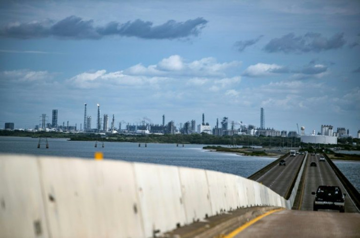 A view of the Formosa Plastics factory in Point Comfort, Texas on November 3, 2021