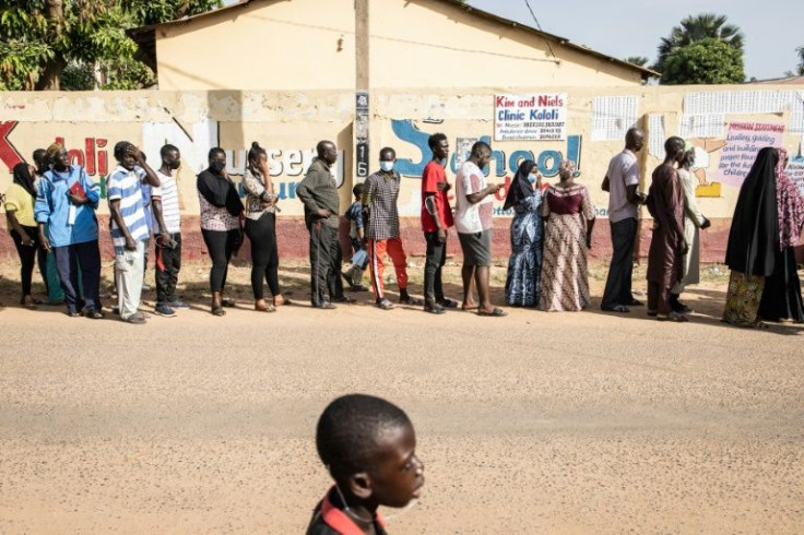 Turnout was high in Saturday's election, with people queueing for hours to vote