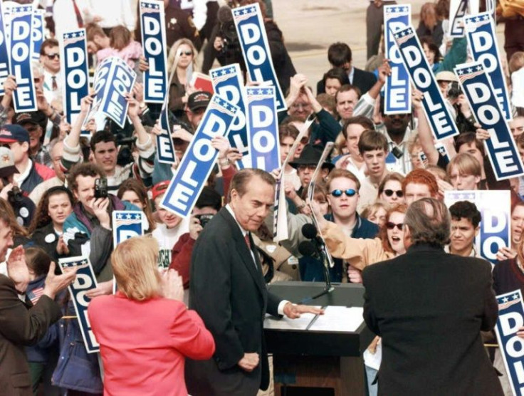 Senator Bob Dole sought the Republican presidential nomination three times
