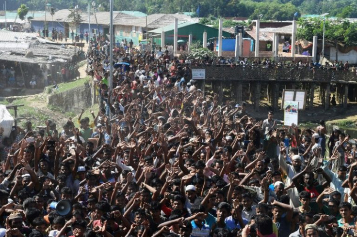 Hundreds of thousands of Rohingya refugees were forced over the Myanmar border into Bangladesh by a military-backed campaign that the UN says amounted to genocide