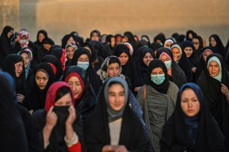 Education ministry data for 2016 indicates less than one in five Afghan women can read and write, compared with more than 60 percent of men