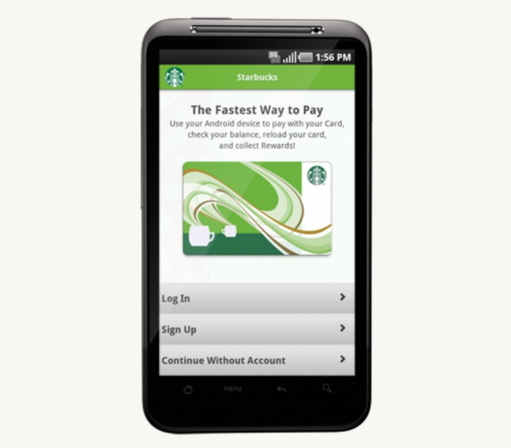 Starbucks Android app Preview