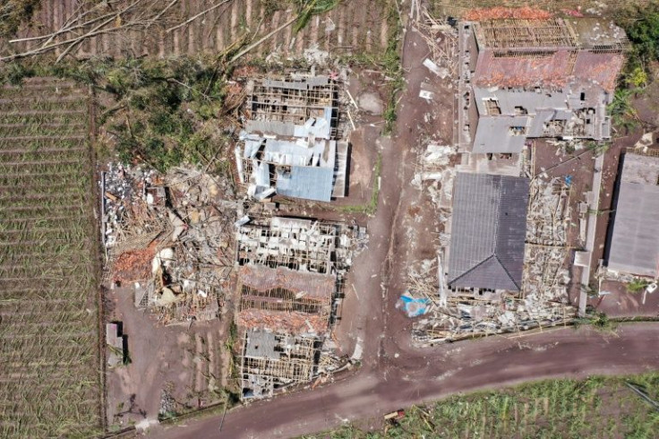 Curah Kobokan was badly hit by volcanic ash after Semeru's eruption
