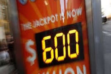 A jackpot sign is shown.