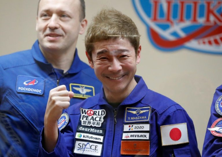Japanese tycoon Yusaku Maezawa and his assistant will blast off from the Baikonur cosmodrome in Kazakhstan on Wednesday