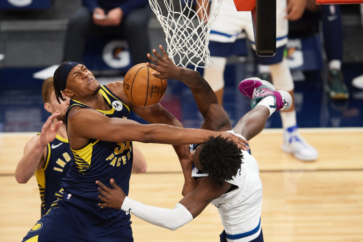 Myles Turner #33 of the Indiana Pacers
