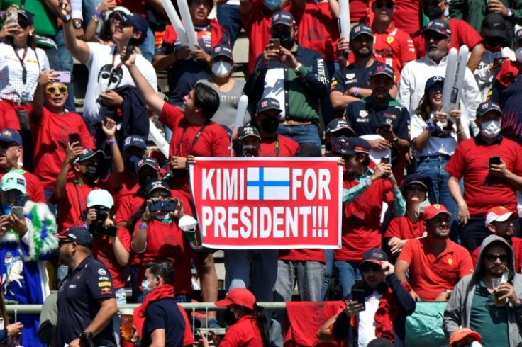 Fans of Kimi Raikkonen are encouraging to become president of Finland!