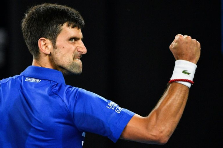 Novak Djokovic was on the entry list for the Australian Open