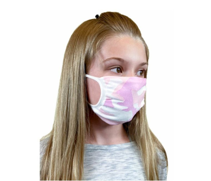 Ghluv Antimicrobial Unisex Face Masks in Pink Camo