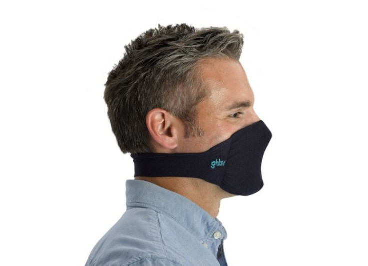 Antimicrobial Unisex Neck Loop Face Mask Black