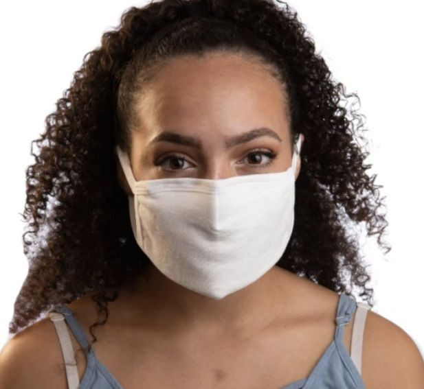 Adjustable Ear Loop Face Mask White