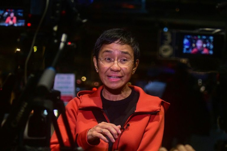 'Now more than ever we need to protect our rights, otherwise we will lose them,' Maria Ressa said