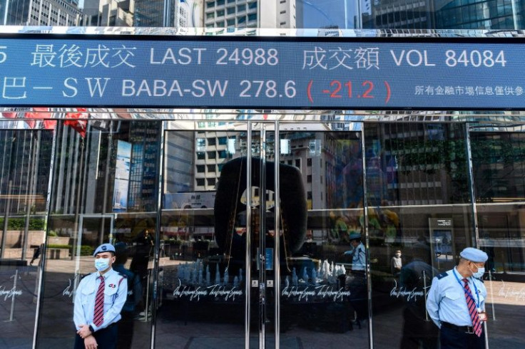Stocks were up in early Hong Kong trade