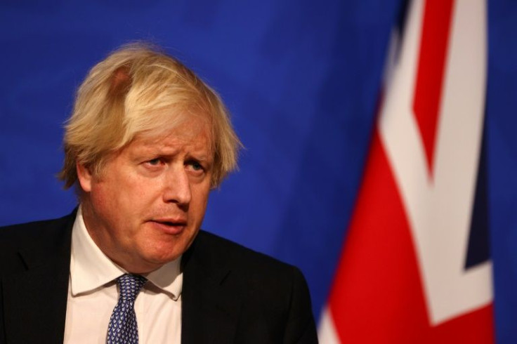 Johnson is under pressure over claims that staff in his Downing Street office held a Christmas party last year