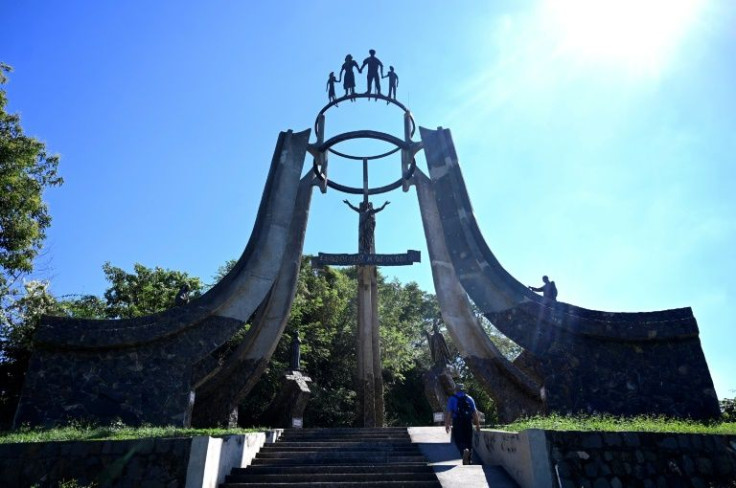 A monument has been erected in memory of the victims of the 1981 El Mozote massacre