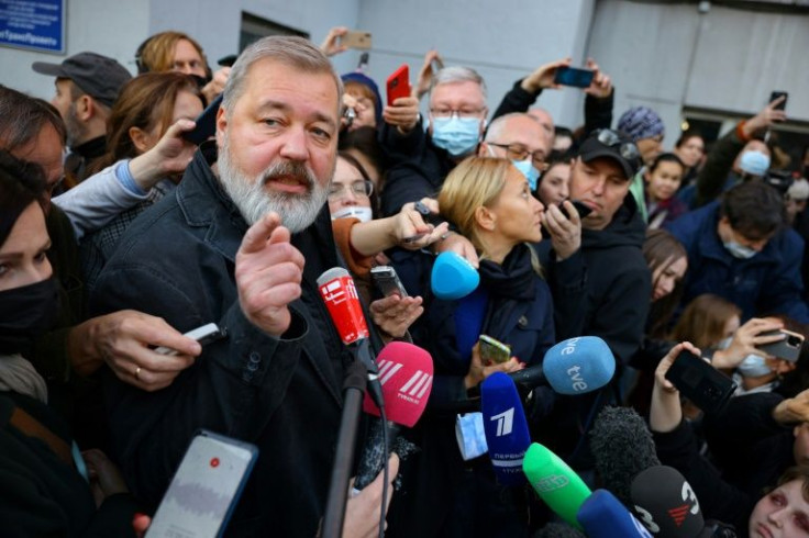 Dmitry Muratov was among a group of journalists who founded Novaya Gazeta in 1993 after the fall of the Soviet Union